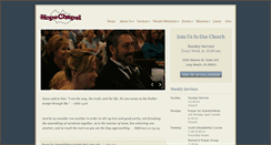 Desktop Screenshot of hopechapellongbeach.com